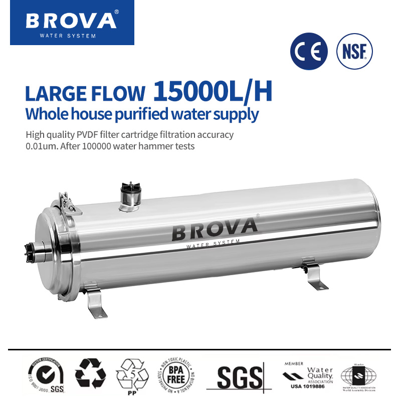Commercial Kitchen Water Filter - BROVA Super wysoki przepływ 15000L Oczyszczacz