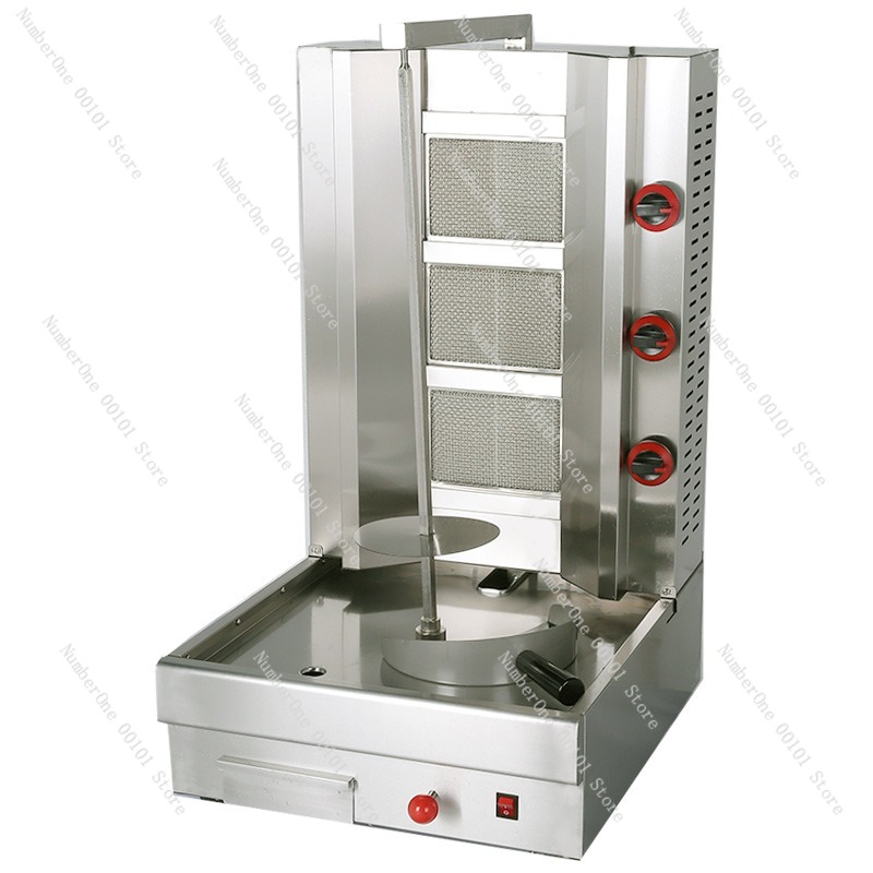 Kebab Shawarma Machine - Duża, komercyjna, gazowa maszyna do shawarmy