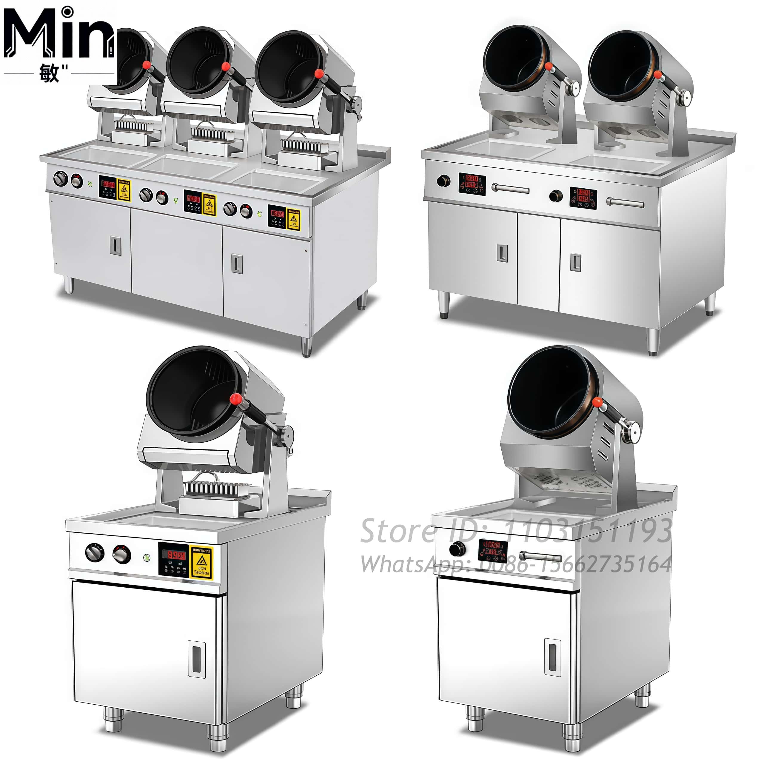 Commercial Rice Cooker - Komercyjny Inteligentny Automatyczny Robot Kuchenny Wok