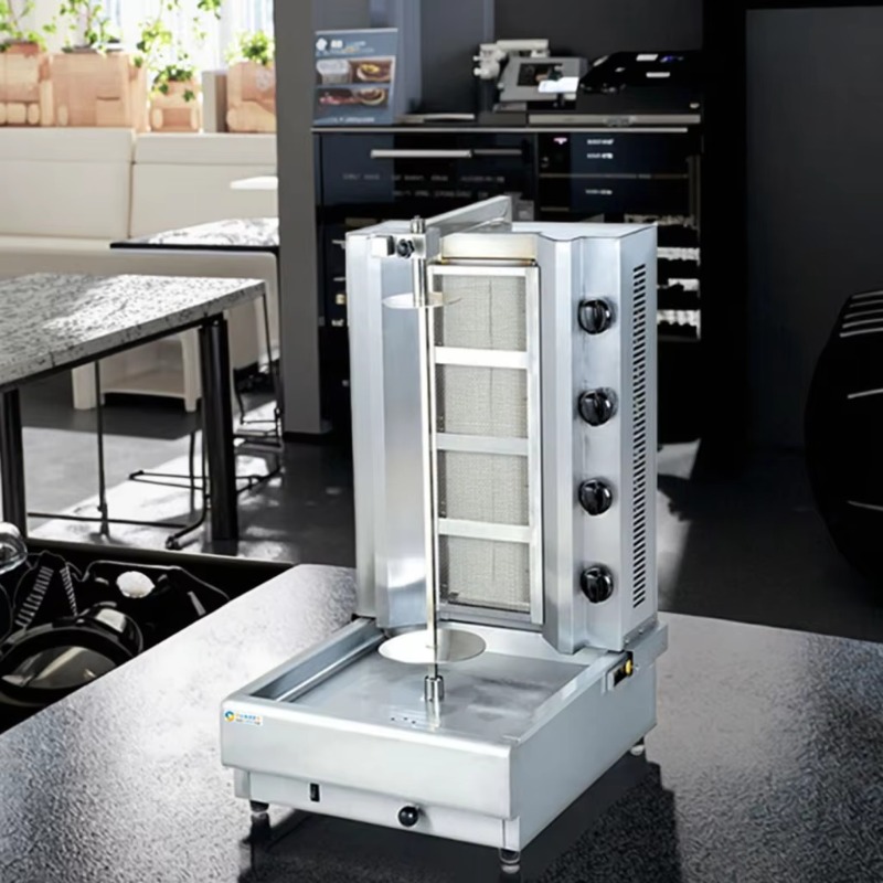 Kebab Shawarma Machine - Maszyna do Shawarmy z 4 Palnikami,