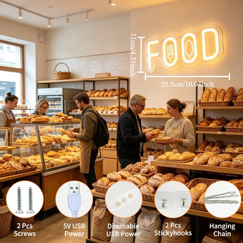 Neonowy szyld z jedzeniem do o – Commercial Kitchen Windows recenzja i cena