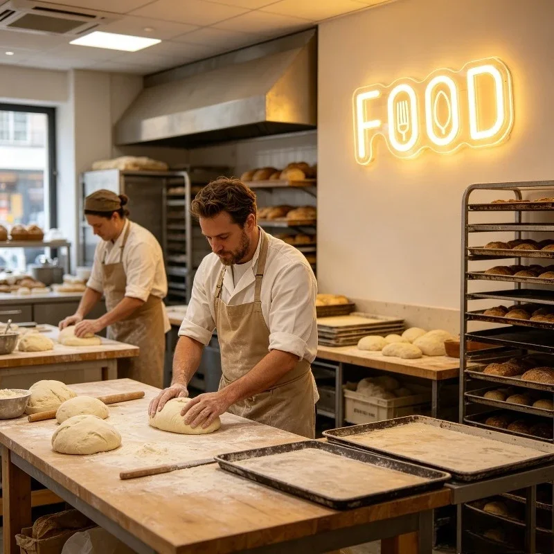 Neonowy szyld z jedzeniem do o – Commercial Kitchen Windows recenzja i cena