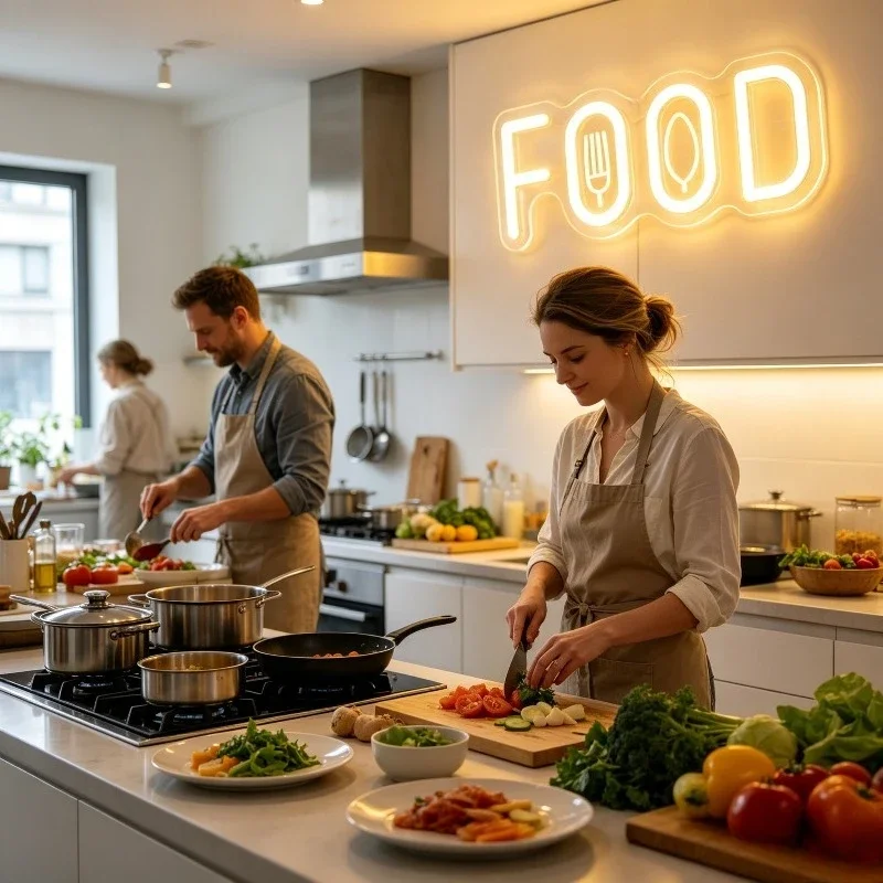Neonowy szyld z jedzeniem do o – Commercial Kitchen Windows recenzja i cena