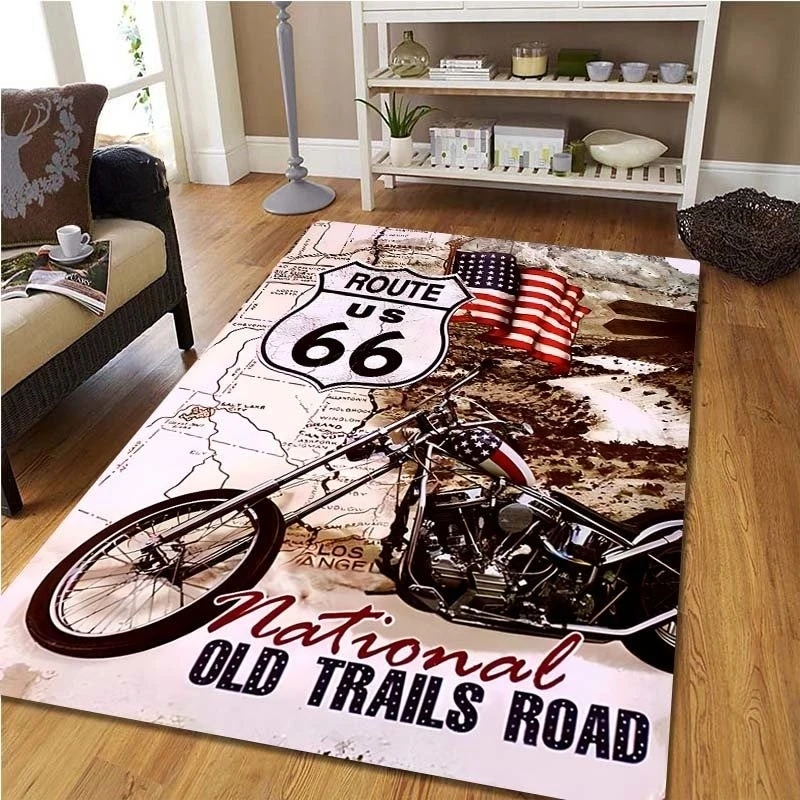 Route 66. Motocyklowy dywan do – Commercial Kitchen Non Slip Flooring recenzja i cena