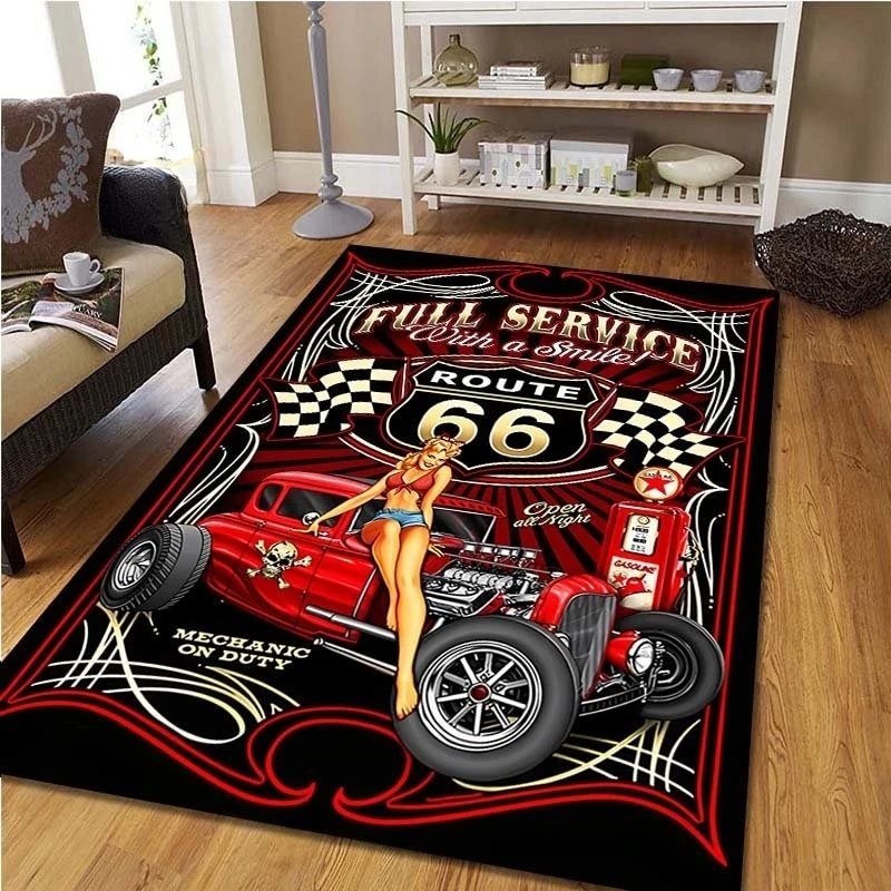 Route 66. Motocyklowy dywan do – Commercial Kitchen Non Slip Flooring recenzja i cena