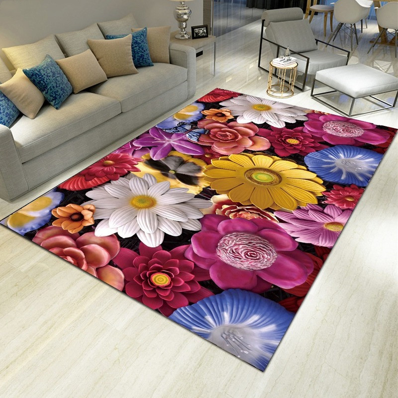 Dywan z motywem kwiatowym, dek – Commercial Kitchen Non Slip Flooring recenzja i cena