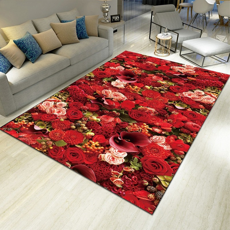 Dywan z motywem kwiatowym, dek – Commercial Kitchen Non Slip Flooring recenzja i cena