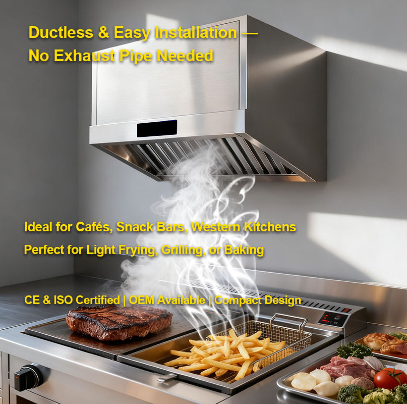 Inteligentna okap kuchenny ze  – Commercial Kitchen Range Hood recenzja i cena