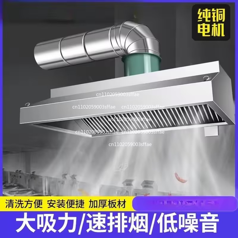 Gruby okap ze stali nierdzewne – Commercial Kitchen Range Hood recenzja i cena
